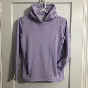 Athletic Works Girls XL (14-16) Lavender Hooded Sweatshirt with fleece l…